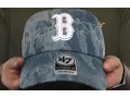 Red Sox ACID WASH STRAPBACK Hat by Twins 47 Brand