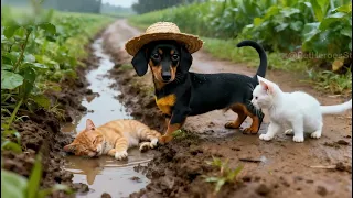 Loyal Dog Brings Help to Save Stranded Kittens A Heartwarming Rescue Story