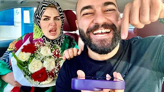 مقلب فضحت كل صحابي قدام الكاميرا   زوجي بيخوني    مين جبلي الورد      دندنها