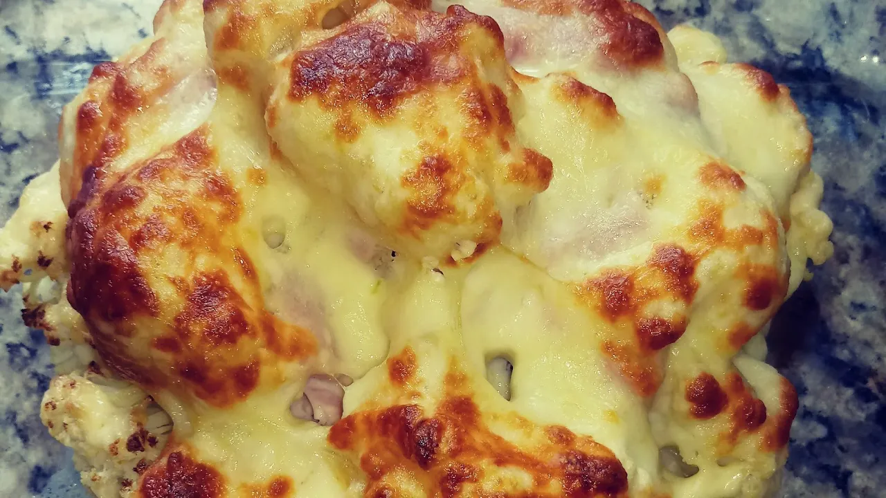 COUVE-FLOR ASSADA COM PARMESÃO - RECEITAS QUE AMO