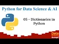 Python for Data Science and AI 05 - Dictionaries in Python