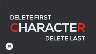 How to Delete First and Last String or Float Character Java Tutorials