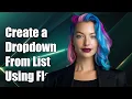 How to create dropdown menu from python list using Flask and HTML