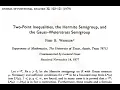 Boolean Functions - Lecture 8