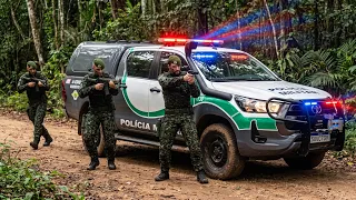 POLICIA AMBIENTAL PRENDE CAÇADOR ILEGAL, RECUPERA CAMINHÃO E ARMAS ROUBADAS!