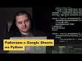 Working with the Google Sheets API in Python