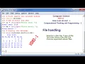 Python File Handling Computational Thinking and Pragrmming - 2 Computer Science class XII