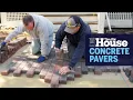 How to Build a Concrete Paver Walkway This Old House