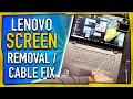 Lenovo Flex 5 - LCD Screen Removal Cable Check and Reseat