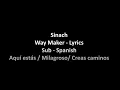 Download Lagu Sinach Way Maker Lyrics sub spanish  Milagroso Creas Caminos