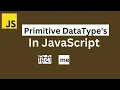 Data Types in JavaScript Hindi JavaScript Tutorial in Hindi