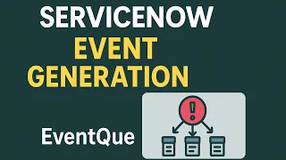 ServiceNow Events Explained Event Event Generation Event Queue Full Tutorial in Telugu