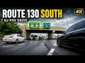Route 130 South NJ in 4K Delran to Gloucester City POV Drive