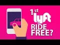 Lyft First Ride Free - New Credit Offer Good Thru 2018