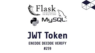 259 Python Flask JWT Token Encode Decode Verify Signature PyJWT Lib