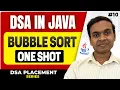 Bubble Sort in Java Algorithm Example Time Complexity DSA in Java Full Course