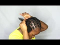 Individual illusion method braid pattern for crochet braid
