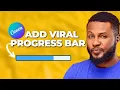 How to add VIRAL Progress Bar to your s using CANVA