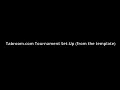 Tabroom com Tournament Set-Up From a template