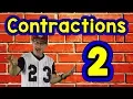 Contractions 2 English Song for Kids Reading Writing Skills Grammar Jack Hartmann