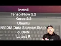 Install TensorFlow 2 2 Keras 2 3 Ubuntu cuDNN R Precision 7750 NVIDIA Quadro RTX 5000