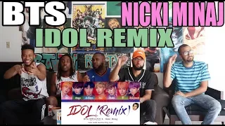 BTS IDOL REMIX FT NICKI MINAJ REACTION REVIEW 