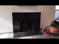 Playa del Rey Granite Fireplace Installation by Crown Construction 818-974-3210