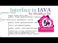 JAVA-Interface with Example Difference between Abstract class Interface