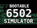 Building bootable virtual MOS 6502 processor simulator in x86 assembly - intro idea project goals