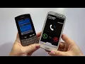 Samsung Galaxy S3 vs Nokia Asha 303/ Incoming \u0026 Outgoing calls 