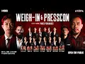 PARIS vs RUDY – WEIGH IN \u0026 PRESS CONFERENCE | HSS vs BAKU HANTAM 🔥