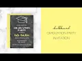How to Customize Your Chalkboard Graduation Party Invitation