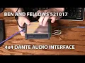 Lagu Ben and Fellows 521017 - 4x4 Channel Dante Audio Interface