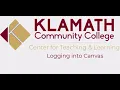 EVERYONE How to Login to Canvas at KCC