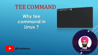 tee command tee and pipe in linux Linux tutorial