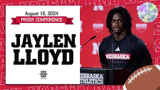 Nebraska football WR Jaylen Lloyd Gears Up for Big Season with Huskers August 16 2024
