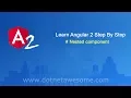 Nested component in angular 2