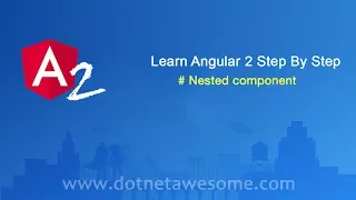 Nested component in angular 2