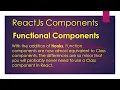5 What is ReactJs Functional Components ReactJs Tutorial What is Stateless Component
