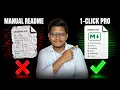 STOP Writing READMEs Auto-Generate PRO GitHub Readme in 1 Click