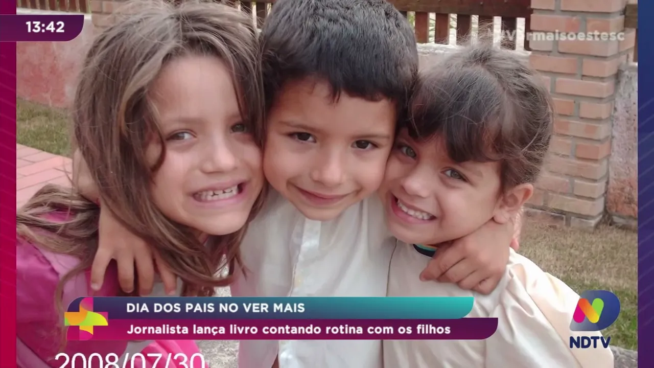 Dia dos Pais: Jornalista lança livro contando rotina com os filhos