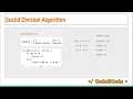 L08 Euclid algorithm and Introduction to Modulo arithmetic Number Theory Code