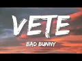 <span style="color:#3D90F0;font-weight:bold;font-style:italic">Bad</span> <span style="color:#3D90F0;font-weight:bold;font-style:italic">Bunny</span> - <span style="color:#3D90F0;font-weight:bold;font-style:italic">Vete</span> (Letra) ✹