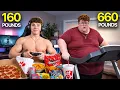 160lbs vs 660lbs Life Swap
