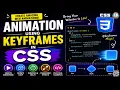 Animation Using Keyframes in CSS CSS Animation Tutorial for Beginners
