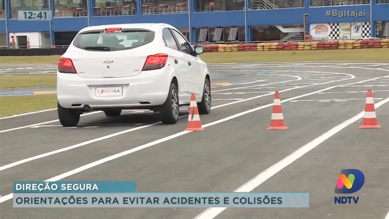 Orientações para evitar acidentes e colisões