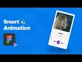 Animated Play Button Figma Smart animation Speed Design