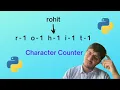 Character Counter using python