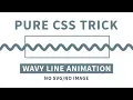 CSS Wavy Line Animation Effects Wavy Line Loader Animation Pure CSS Trick