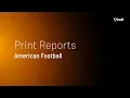 Print Reports American Football